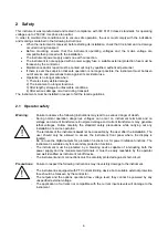 Предварительный просмотр 8 страницы Electrex X3M User Manual