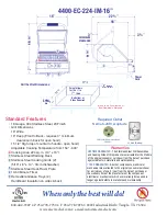 Предварительный просмотр 2 страницы Electri-Chef 4400-EC-224-IM-16 Features