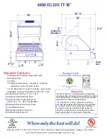 Preview for 2 page of Electri-Chef 4400-EC-224-TT-16 Specifications