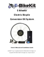 Electric Bike Technologies E-BikeKit Owner'S Manual And Installation Instructions предпросмотр