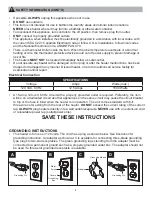 Preview for 4 page of Electric Fireplaces Direct 2602-CCG Assembly, Care And Use Instructions