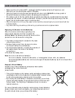 Preview for 8 page of Electric Fireplaces Direct CS-28IRM Assembly / Care & Use Instructions