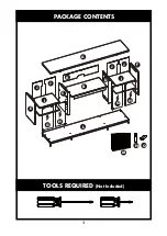 Preview for 2 page of Electric Fireplaces Direct CS-28MM10180-ESP Assembly Instructions Manual