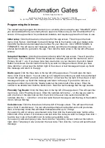 Preview for 2 page of Electric Gates Servicing Videx GSM Intercom User Manual