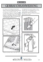 Предварительный просмотр 30 страницы Electric House 26740 Instruction Manual