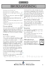 Preview for 8 page of Electric House 60966 Instruction Manual