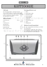 Предварительный просмотр 9 страницы Electric House 60966 Instruction Manual