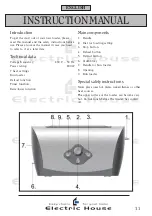 Preview for 11 page of Electric House 60966 Instruction Manual