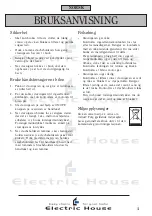 Предварительный просмотр 4 страницы Electric House 79111 Instruction Manual