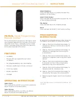 Preview for 3 page of Electric Mirror Seamless AUTOMATIC Instructions