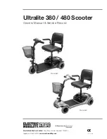 Electric Mobility Ultralite 380 Owners Manual & Service Record preview