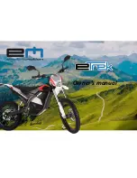 ELECTRIC MOTION ETrek Owner'S Manual предпросмотр