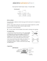 Electric Radiators Direct Ecostrad Eco Simple Manual preview