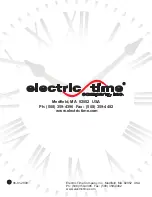 Preview for 21 page of Electric Time 99B-MI User Manual