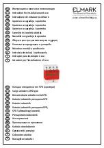 ELECTRICITY COMPANY ELMARK SPD-D Series Instructions For Installation And Use предпросмотр