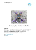 Electricwingman Kinetic Aerial Air-Ro Builder'S Manual preview