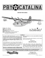 electrifly PBY CATALINA Instruction Manual предпросмотр