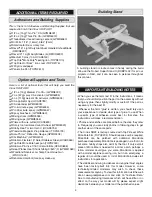 Preview for 4 page of electrifly SR22 Turbo Instruction Manual