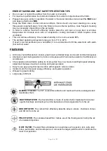 Preview for 4 page of ElectrIQ AC150E User Manual