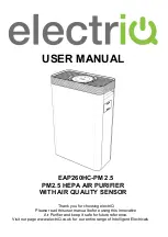 ElectrIQ EAP260HC-PM 2.5 User Manual предпросмотр