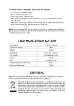 Предварительный просмотр 12 страницы ElectrIQ EAP300HUVC User Manual