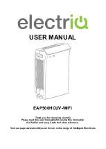 ElectrIQ EAP500HCUV-WIFI User Manual предпросмотр