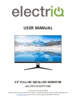 Предварительный просмотр 1 страницы ElectrIQ eiQ-25FHD165TFSGH User Manual