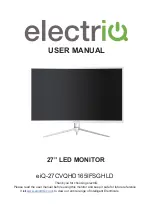 Preview for 1 page of ElectrIQ eiQ-27CVQHD165IFSGHLD User Manual