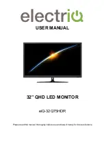 Preview for 1 page of ElectrIQ eiQ-32Q75HDR User Manual