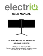 Preview for 1 page of ElectrIQ eiQ-DUAL15FHDPM User Manual