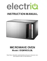 Preview for 1 page of ElectrIQ EIQMW25LBL Instruction Manual