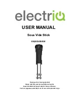 ElectrIQ EIQSOUSVIDE User Manual предпросмотр