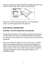 Предварительный просмотр 9 страницы ElectrIQ EQINDTOUCH60LG User Manual