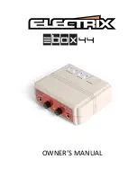 Electrix Ebox-44 Owner'S Manual предпросмотр