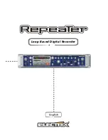 Предварительный просмотр 1 страницы Electrix Repeater Manual