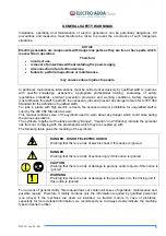 Preview for 3 page of Electro Adda G Series Operating Instructions Manual