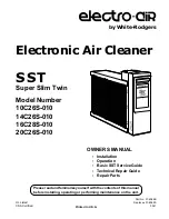 Предварительный просмотр 1 страницы Electro-Air 10C26S-010 Owner'S Manual