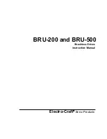 Electro-Craft BRU Series Instruction Manual preview