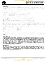 Preview for 2 page of Electro Detectors Zerio Plus EDA-R6030 Installation Instructions Manual