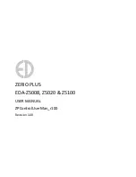 Предварительный просмотр 1 страницы Electro Detectors ZERIO PLUS EDA-Z5008 User Manual