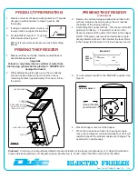 Preview for 64 page of ELECTRO FREEZE 812 Operator'S Manual