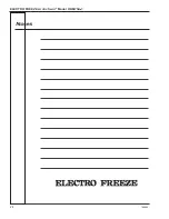 Preview for 31 page of ELECTRO FREEZE Arctic Swirl HDM75A-1 Operator'S Manual