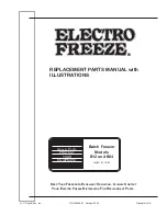 Preview for 42 page of ELECTRO FREEZE B12 Operator'S Manual