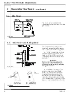 Preview for 16 page of ELECTRO FREEZE CS4 Operator'S Manual