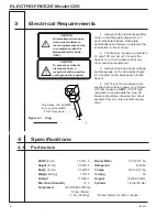 Предварительный просмотр 10 страницы ELECTRO FREEZE cs5 Operator'S Manual