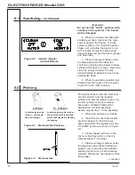 Предварительный просмотр 24 страницы ELECTRO FREEZE cs5 Operator'S Manual