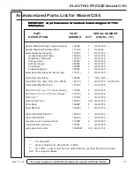 Предварительный просмотр 51 страницы ELECTRO FREEZE cs5 Operator'S Manual