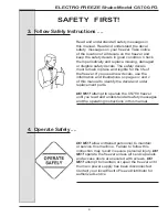 Preview for 5 page of ELECTRO FREEZE CS700-FG Operator'S Manual