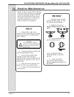 Preview for 37 page of ELECTRO FREEZE CS700-FG Operator'S Manual