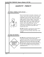 Preview for 4 page of ELECTRO FREEZE CS700 Operator'S Manual